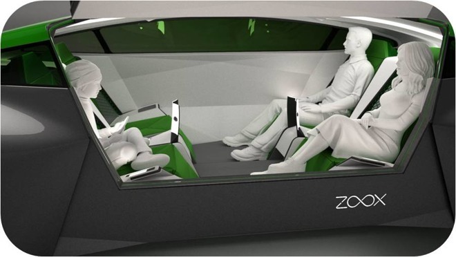 A self-driving vehicle concept by startup Zoox