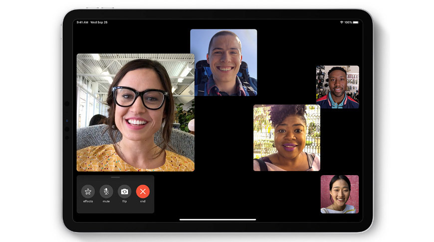 Group FaceTime calls allow up to 32 participants at once