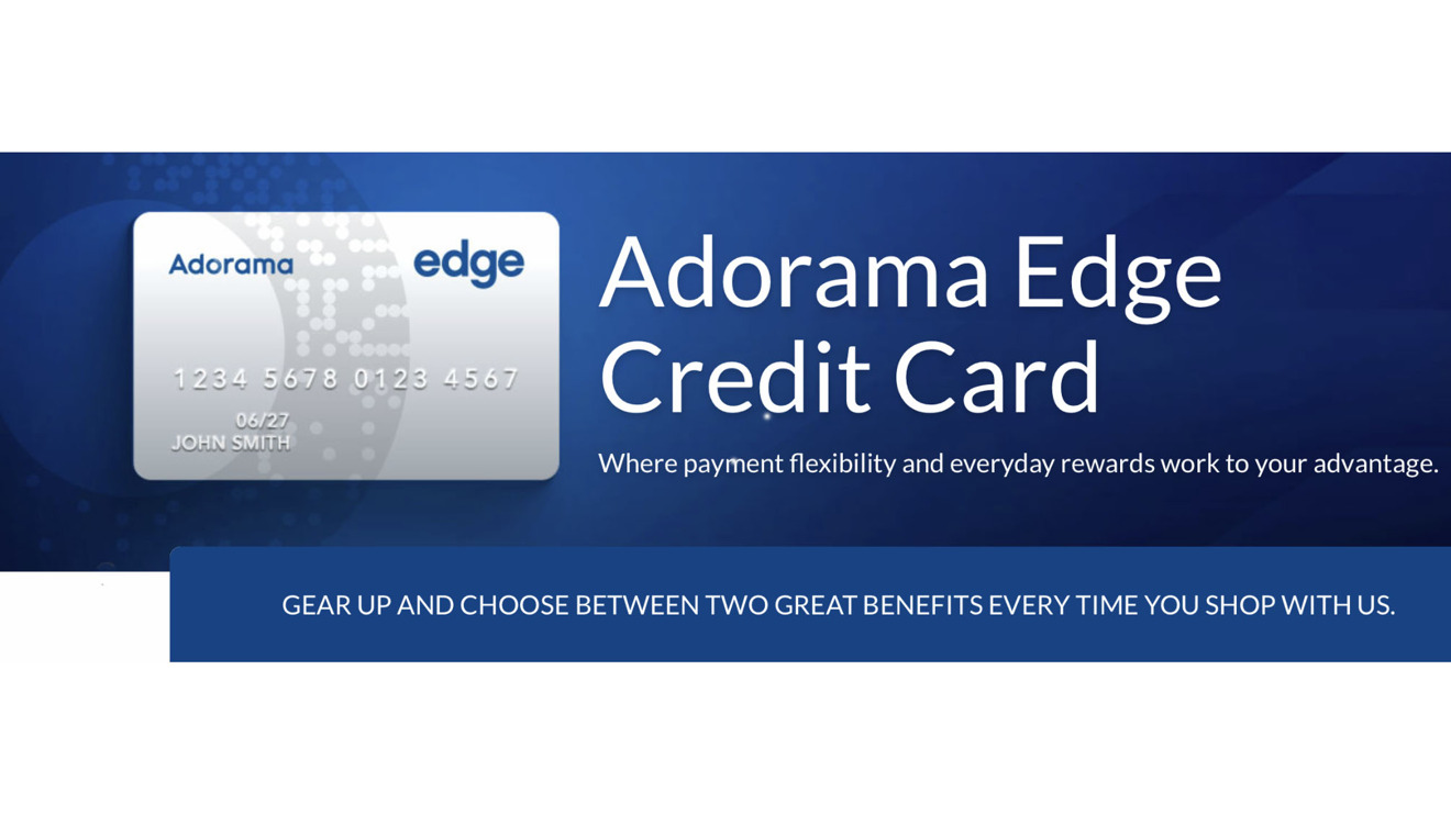 Adorama offers a credit card with some appealing incentives