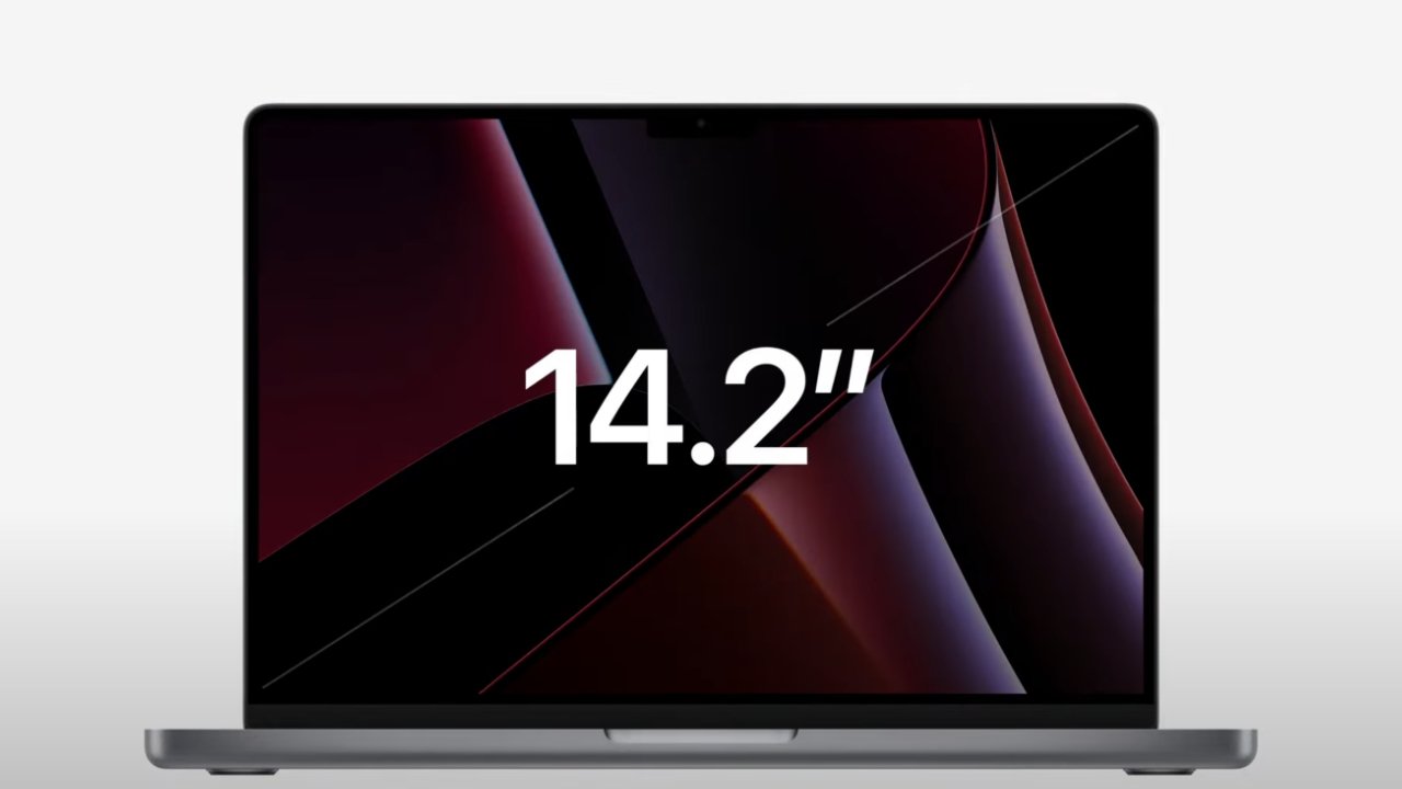 The 14-inch MacBook Pro has a 14.2-inch Liquid Retina Display