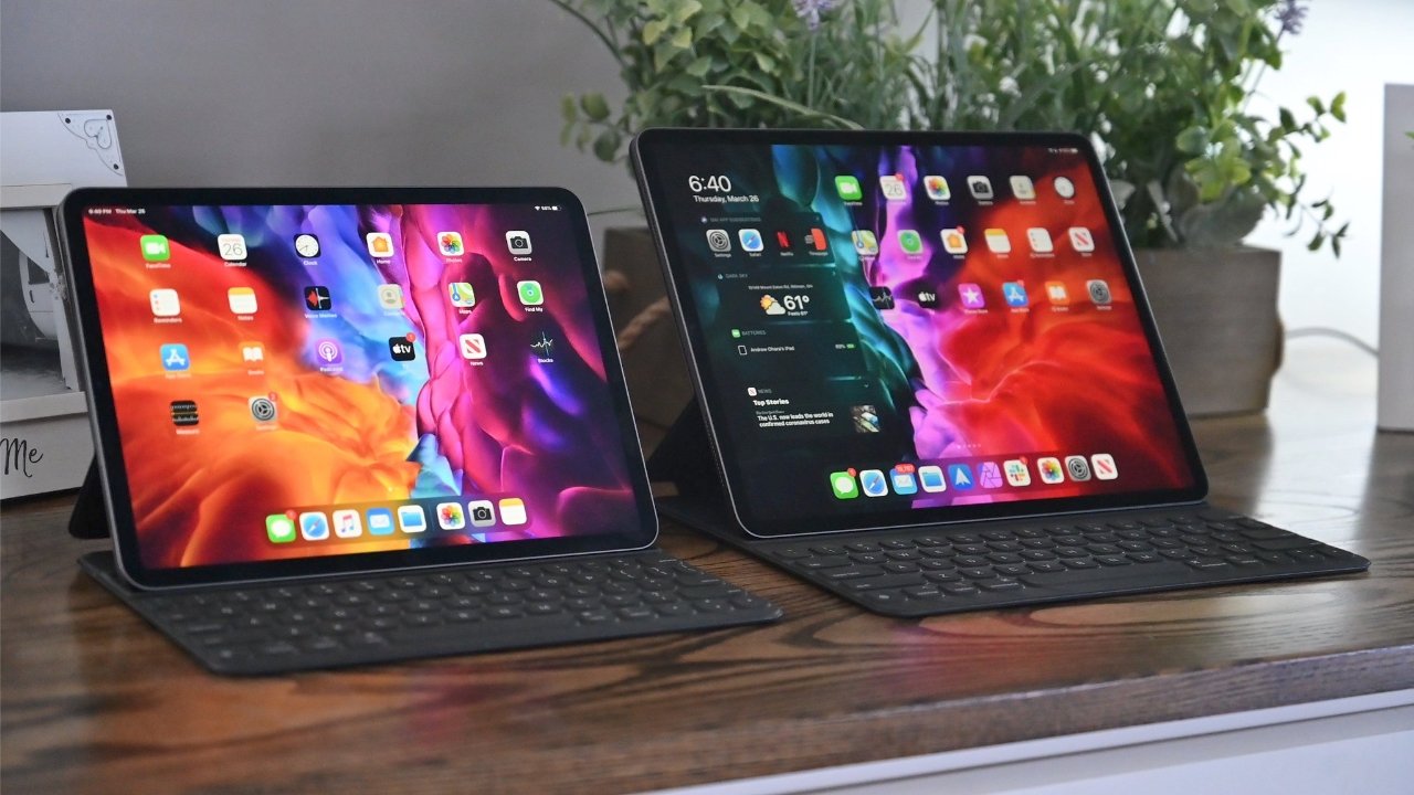 An edge-to-edge design makes the iPad Pro look sleek and modern