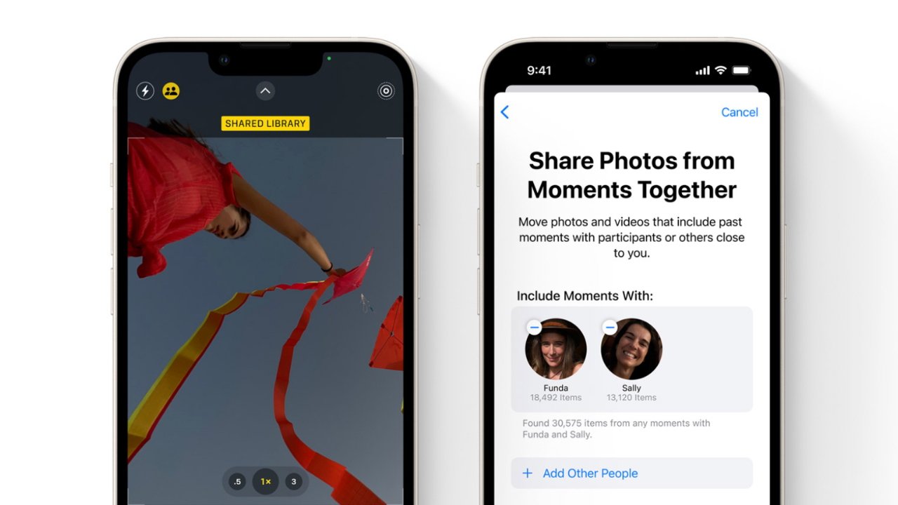 iCloud Shared Photo Library lets six family members contribute to a single synced library