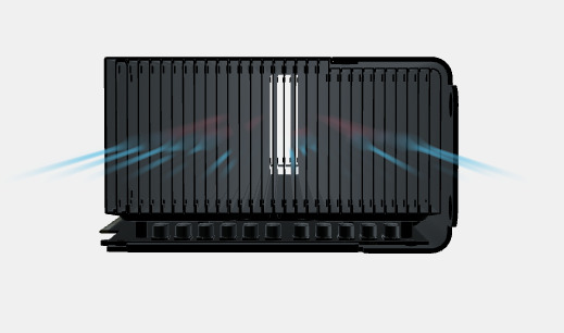 A cross-section of an MPX module