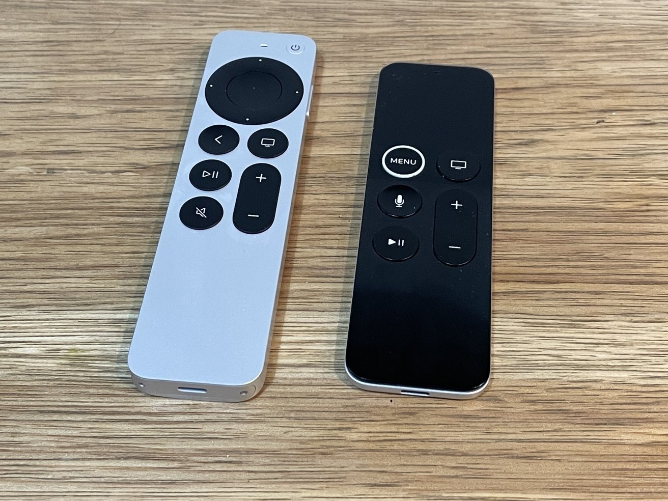 The first and second generation Siri Remotes have a different design.