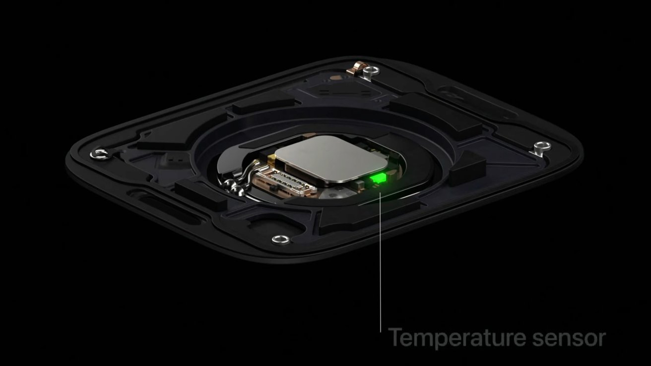 There are two temperature sensors &mdash;  one for the skin and one for the environment