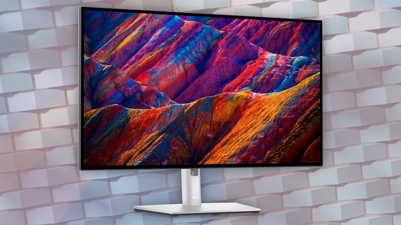 Dell's UltraSharp U2723QE is the best all-round MacBook Pro monitor. 