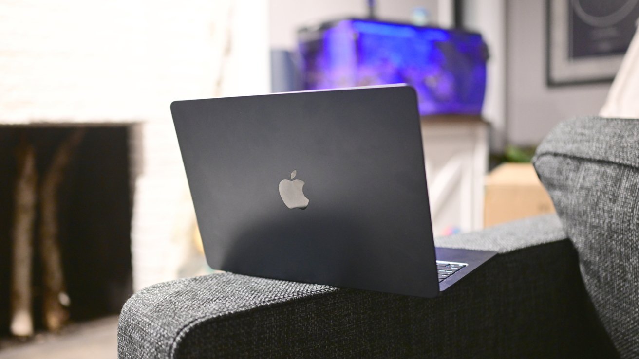 Apple's M3 MacBook Air in Midnight