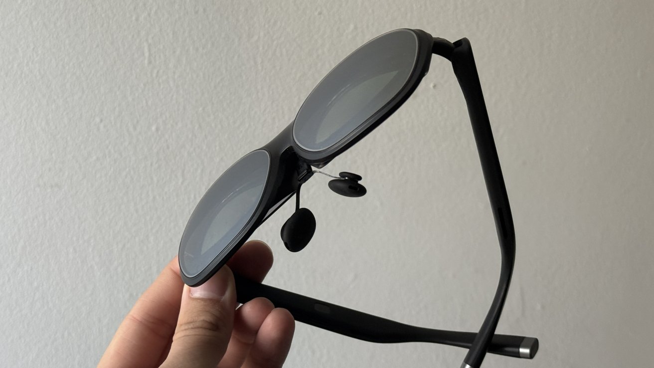 Rokid Max 2 AR Glasses review: Held in hand.