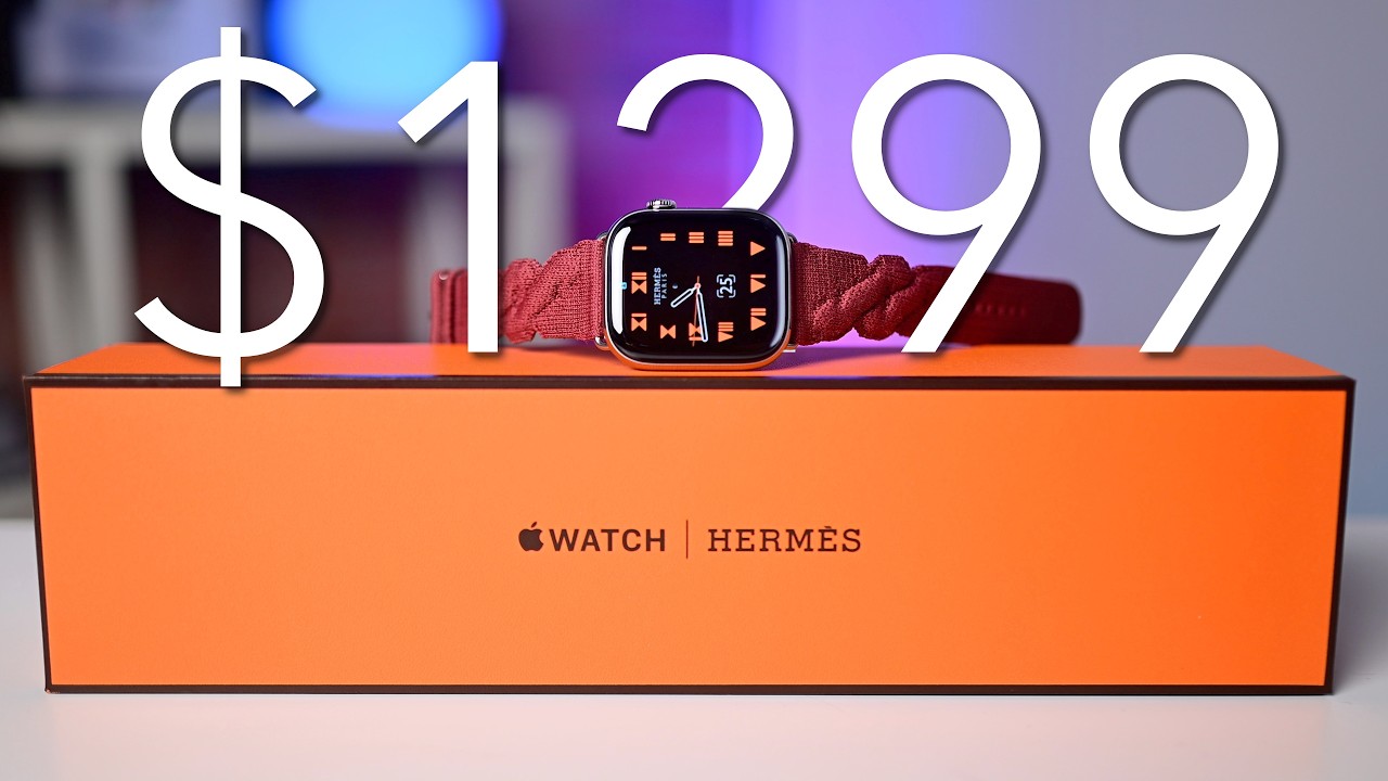 Hands on - luxe Hermes Apple Watch Series 10 in silver titanium